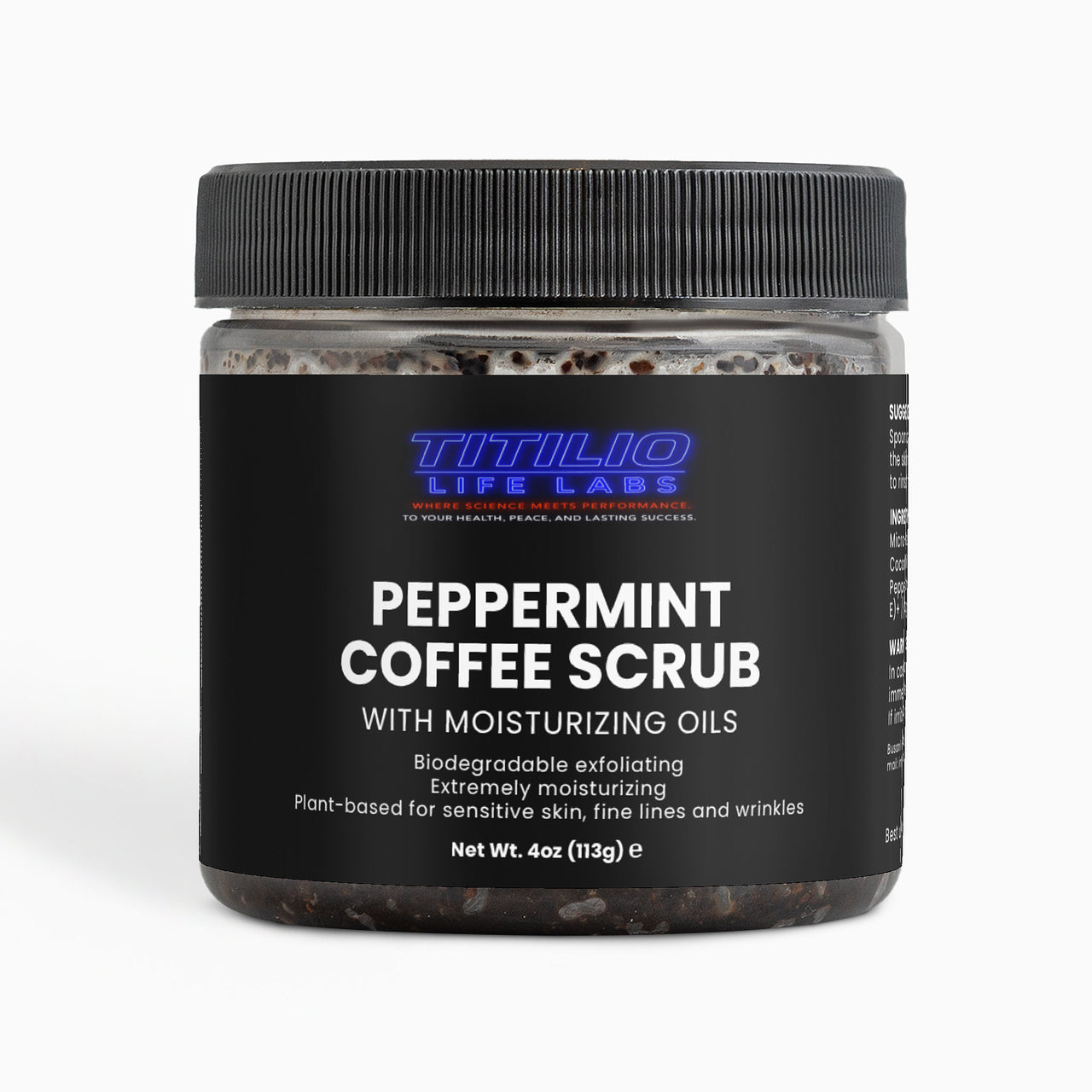 Peppermint Coffee Scrub