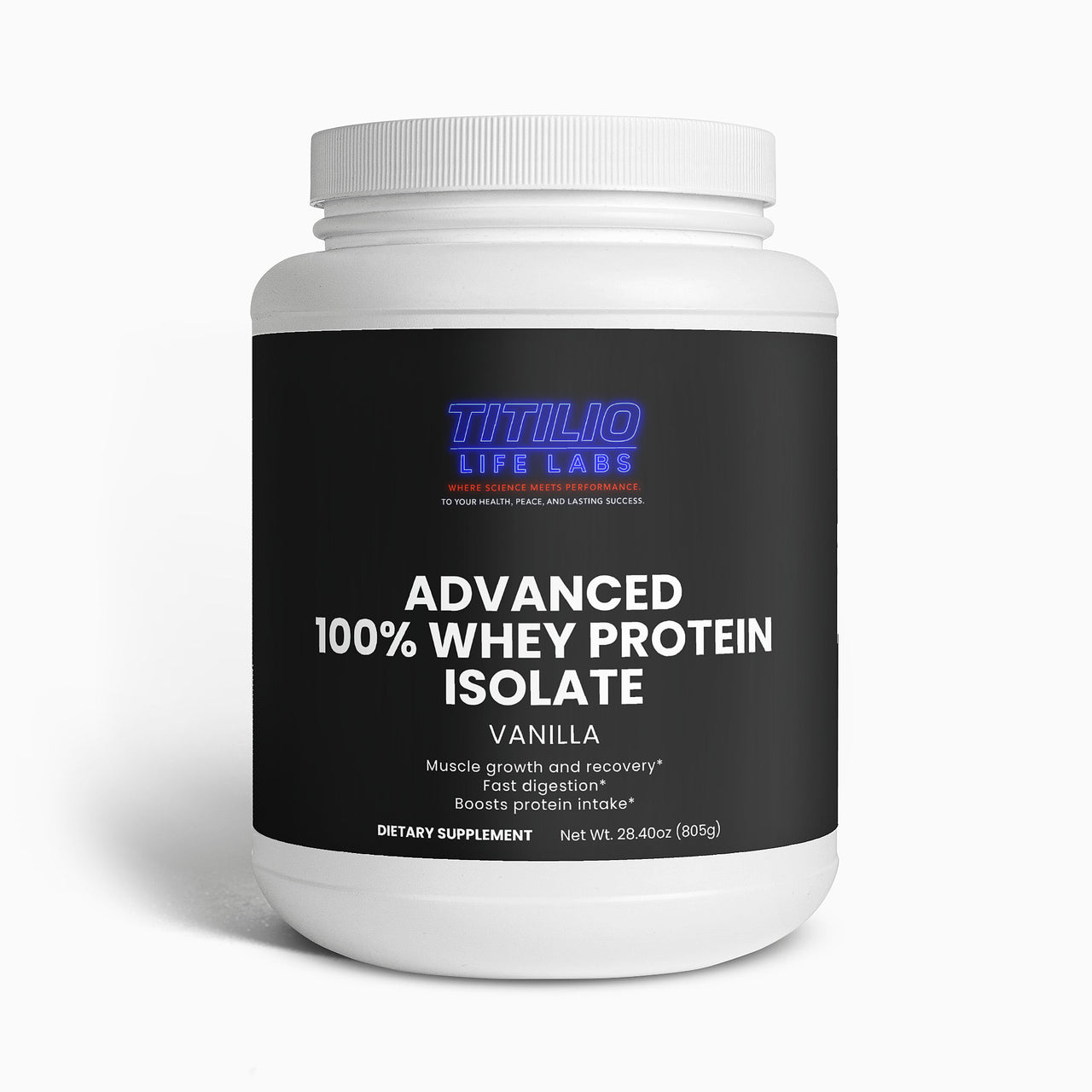 Advanced 100% Whey Protein Isolate (Vanilla)