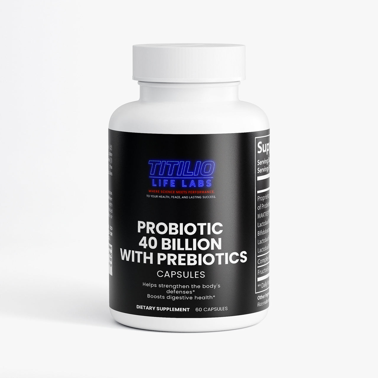 Probiotic 40 Billion with Prebiotics