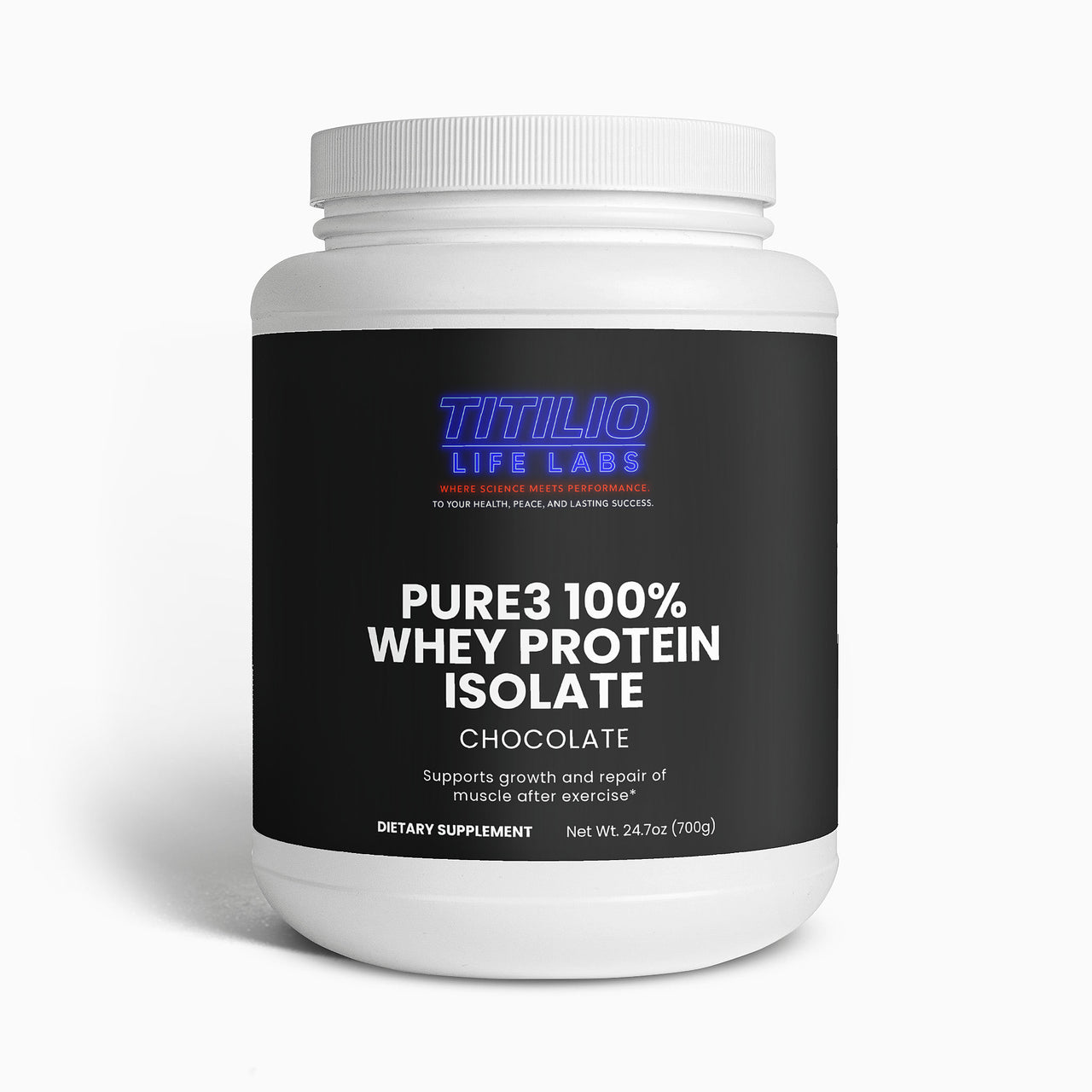Pure3 100% Whey Protein Isolate (Chocolate)