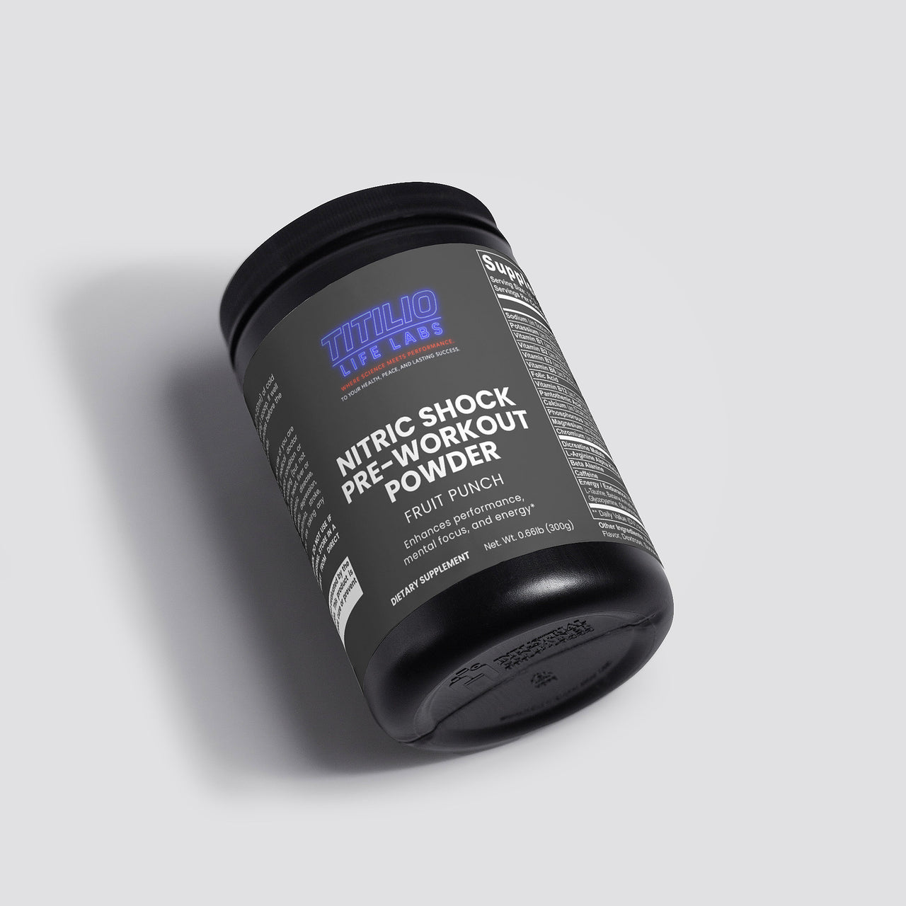 Nitric Shock Pre-Workout Powder (Fruit Punch)