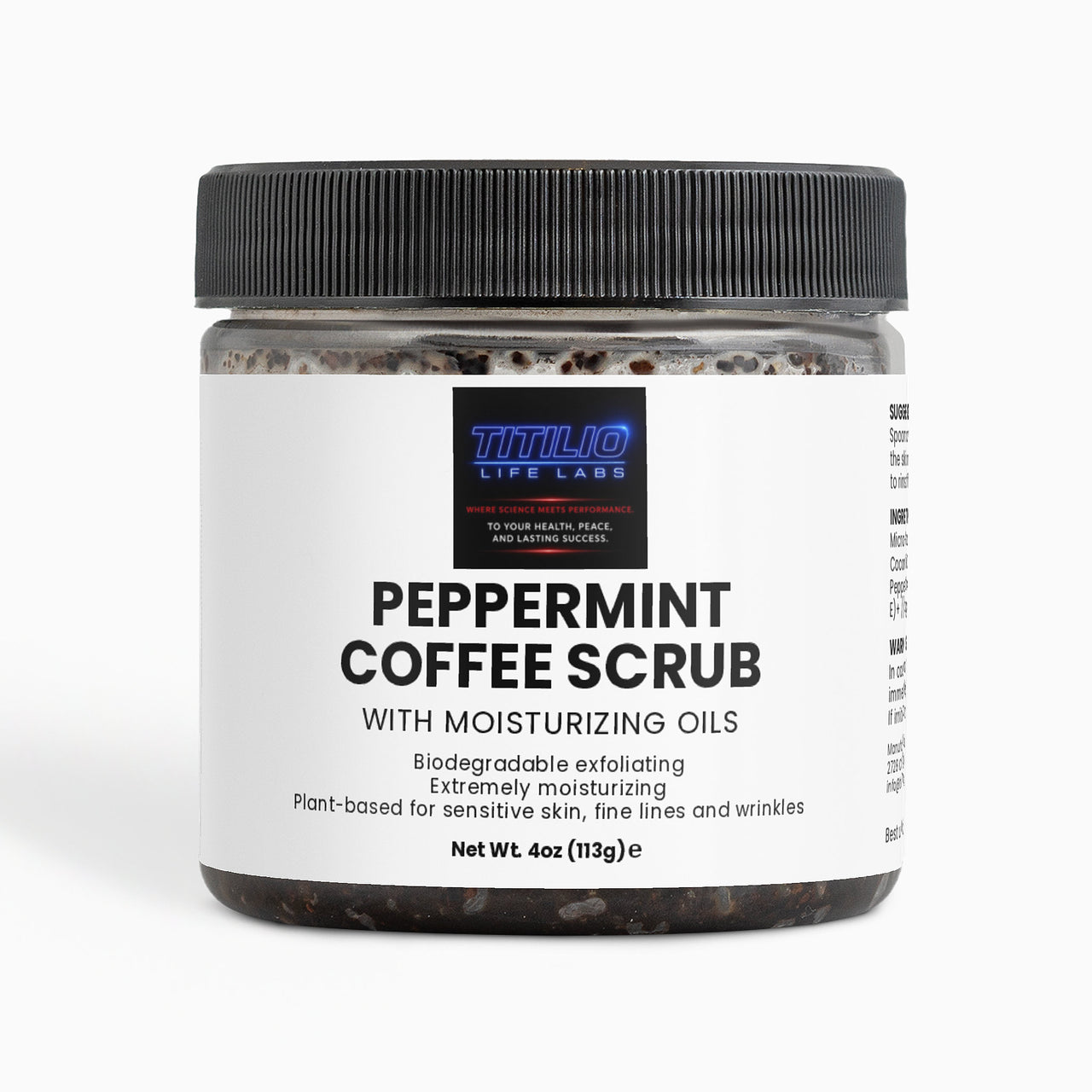 Peppermint Coffee Scrub