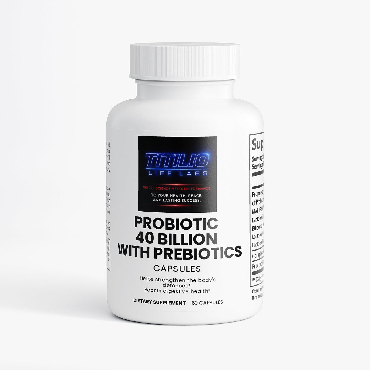 Probiotic 40 Billion with Prebiotics