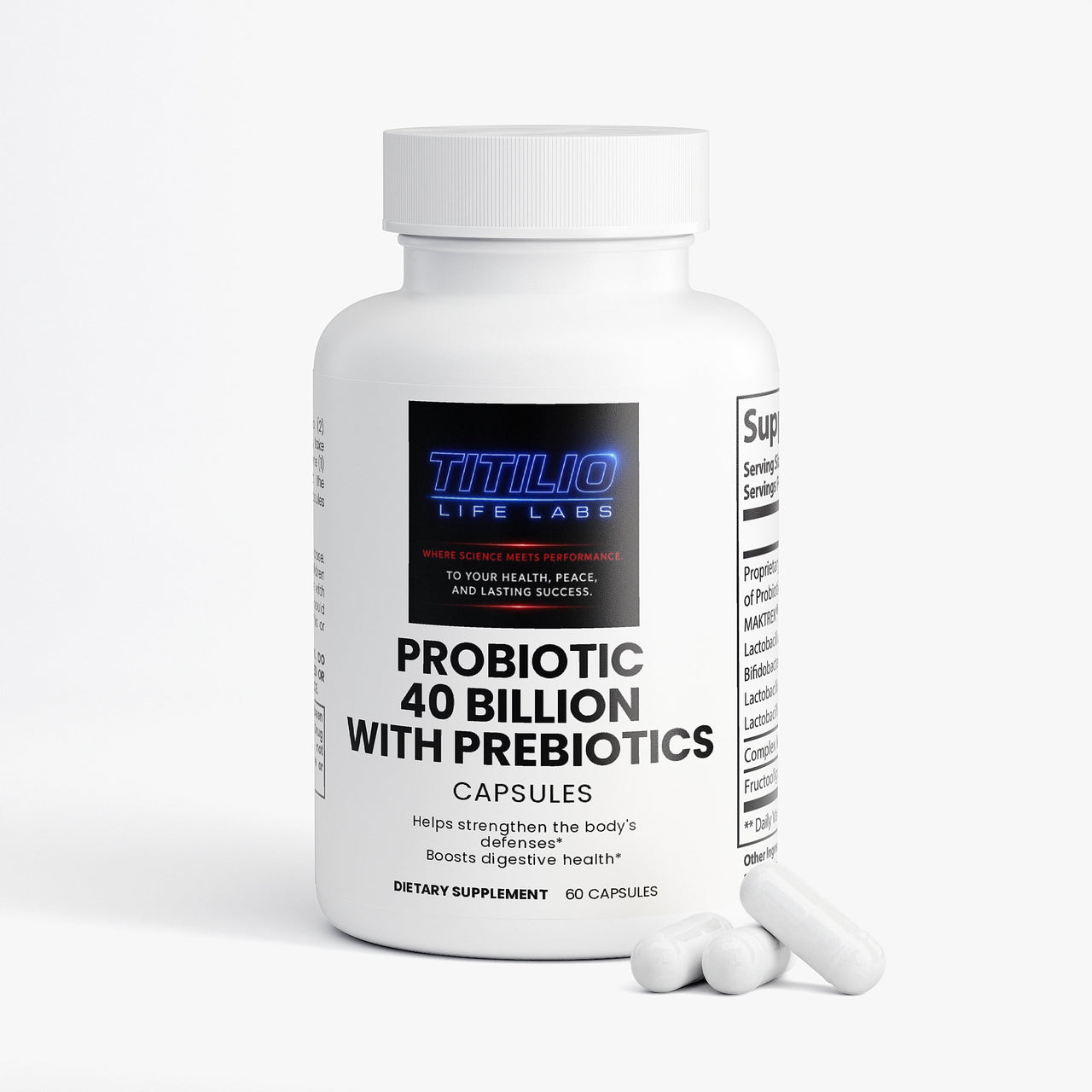 Probiotic 40 Billion with Prebiotics