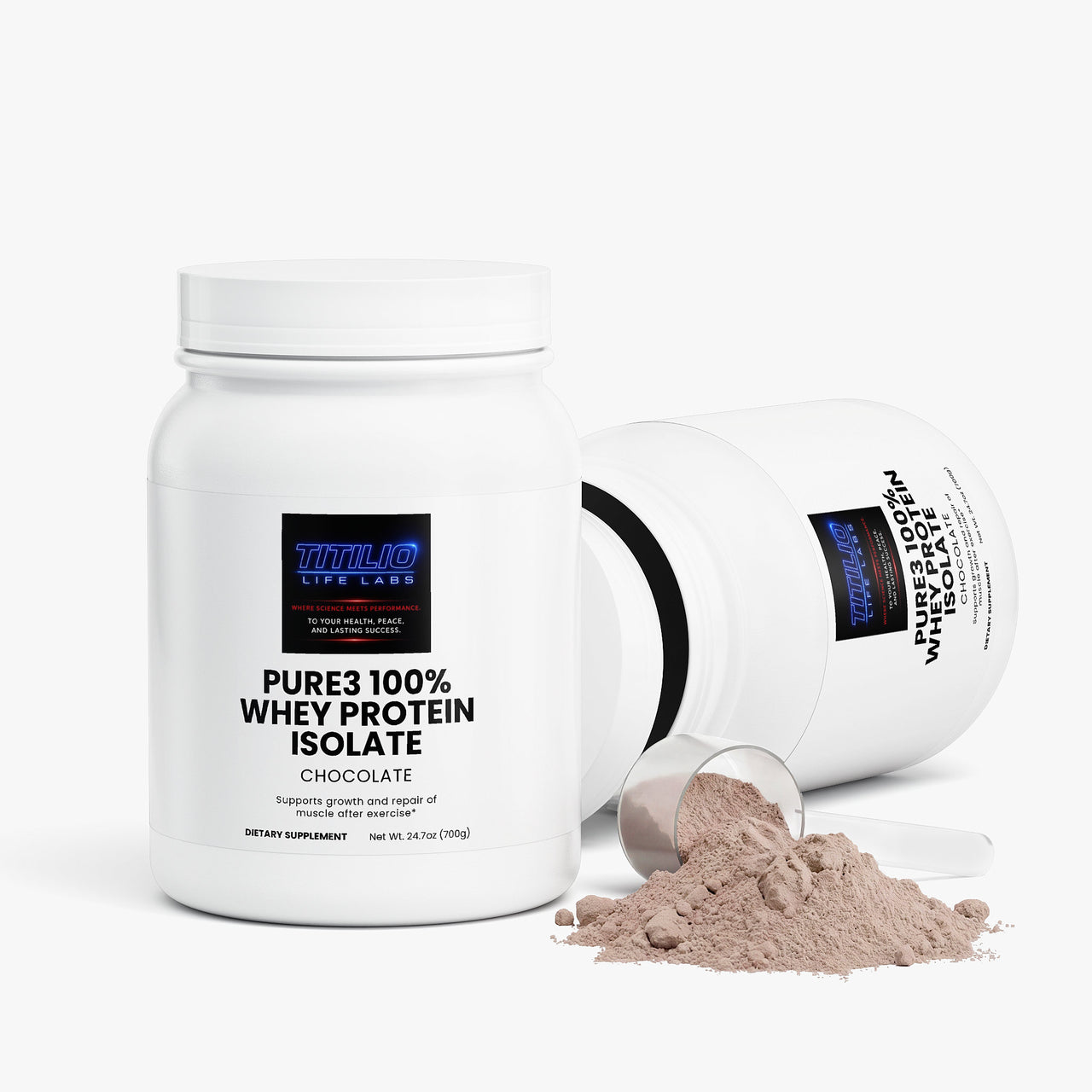 Pure3 100% Whey Protein Isolate (Chocolate)