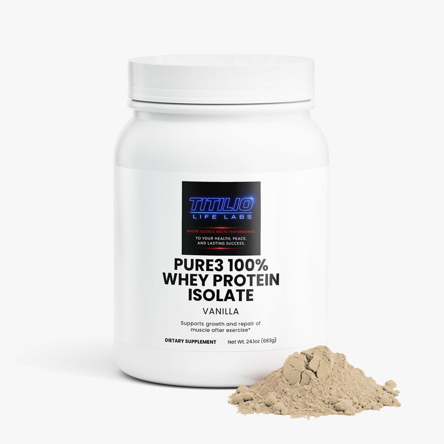Pure3 100% Whey Protein Isolate (Vanilla)