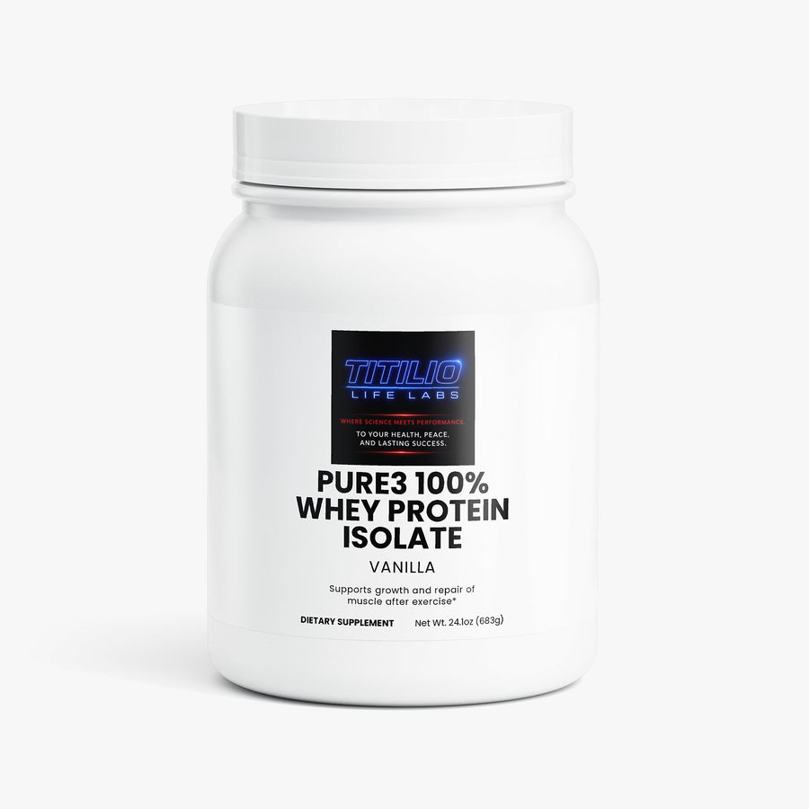 Pure3 100% Whey Protein Isolate (Vanilla)