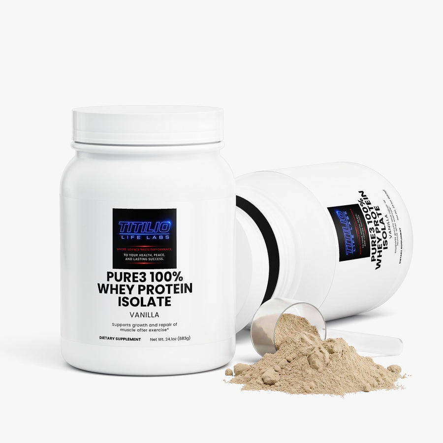 Pure3 100% Whey Protein Isolate (Vanilla)