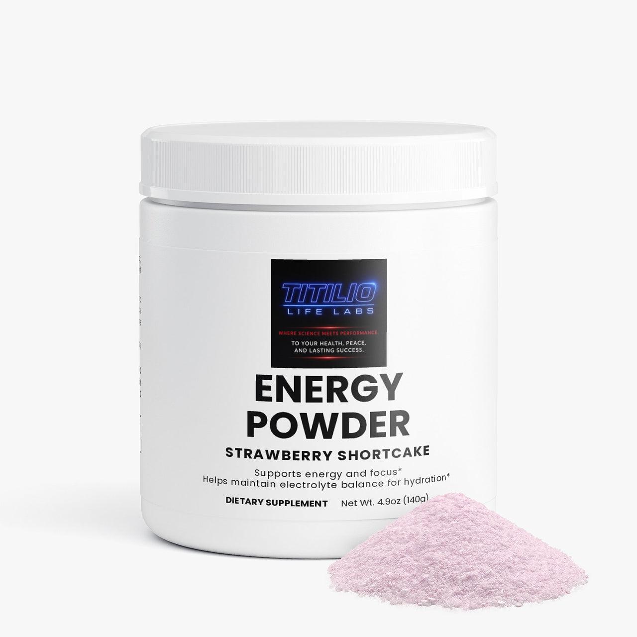 Energy Powder (Strawberry Shortcake)