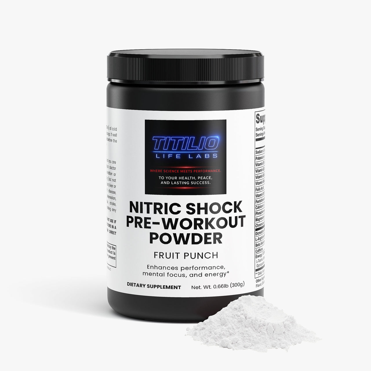 Nitric Shock Pre-Workout Powder (Fruit Punch)