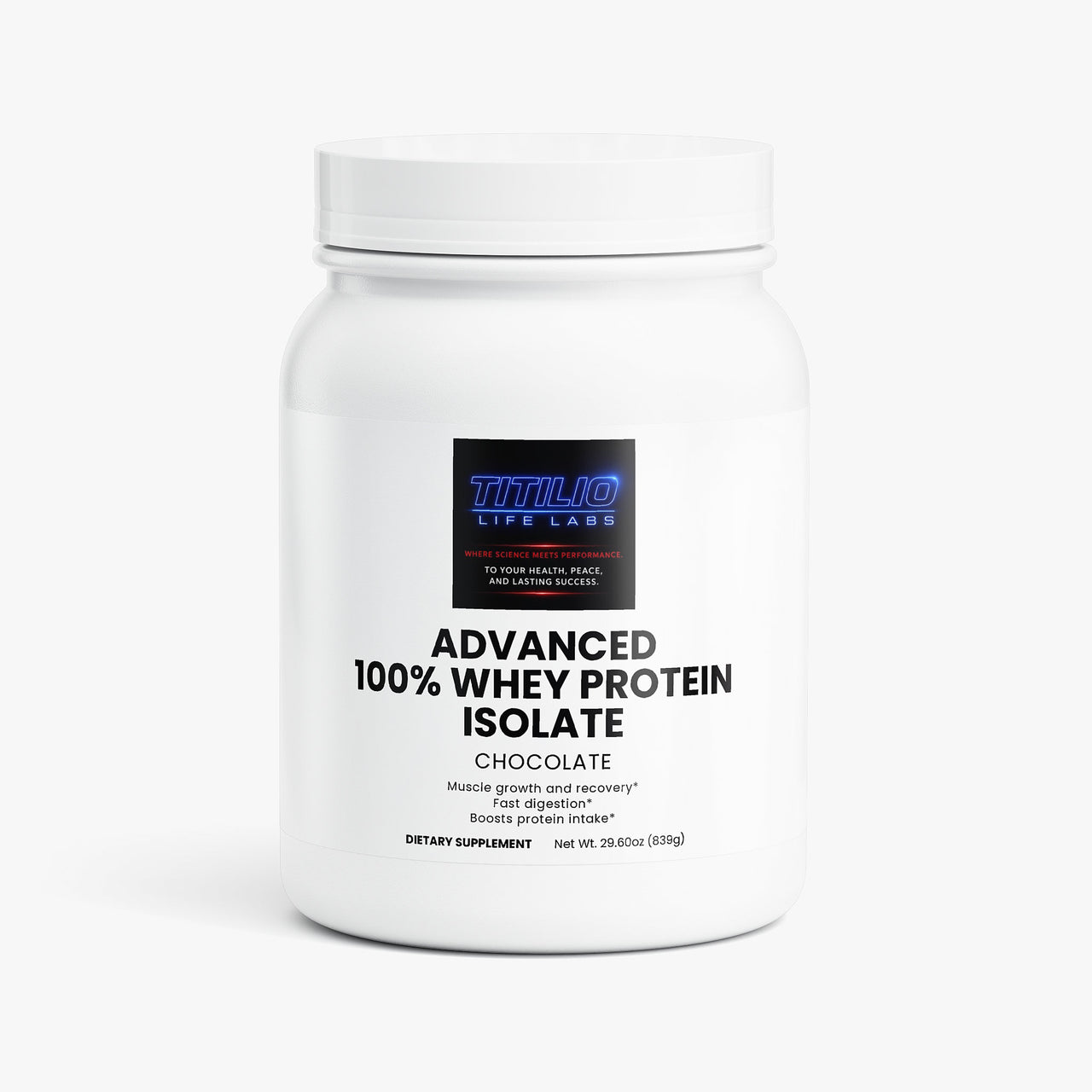 Advanced 100% Whey Protein Isolate (Chocolate)