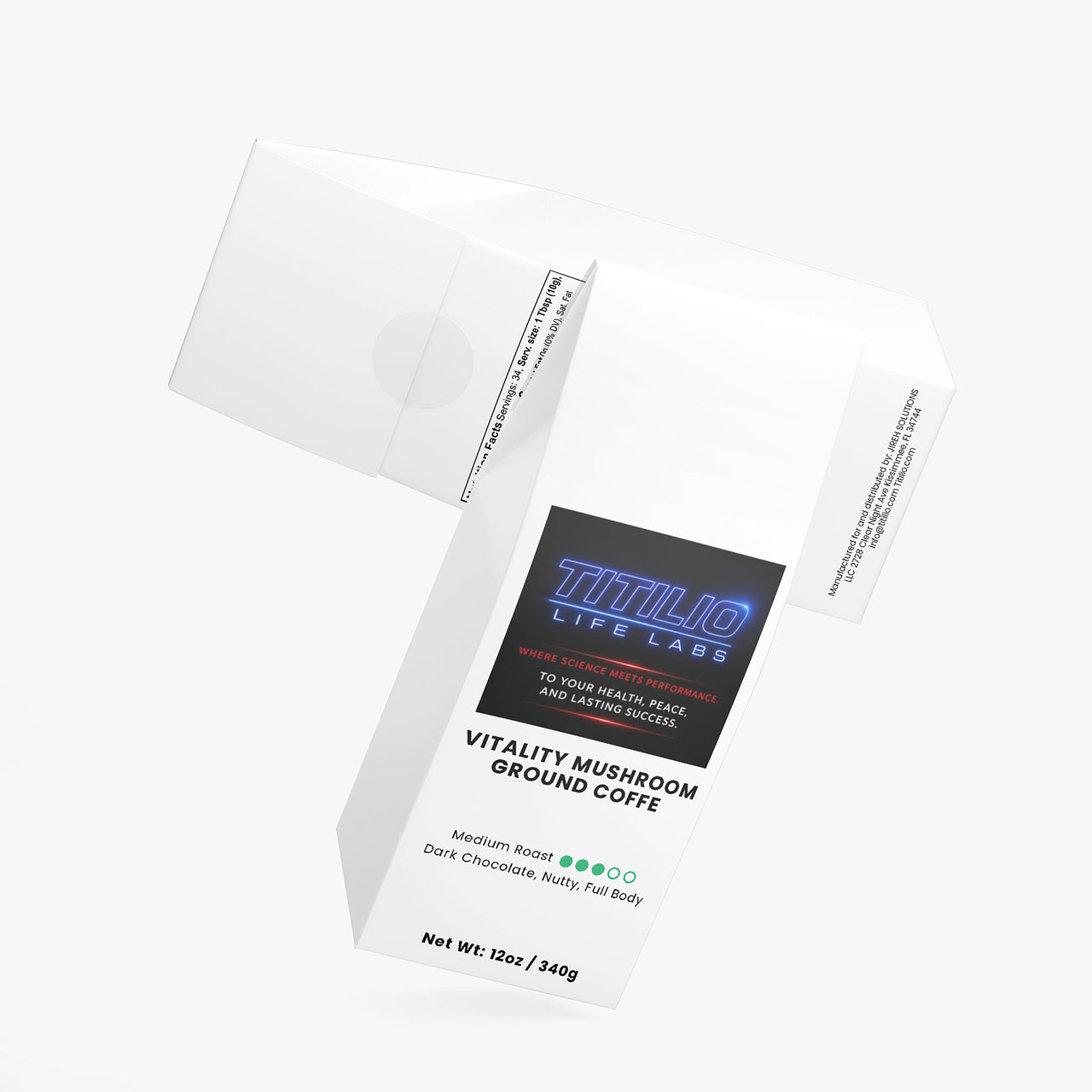 Vitality Mushroom Coffee (Medium Roast)