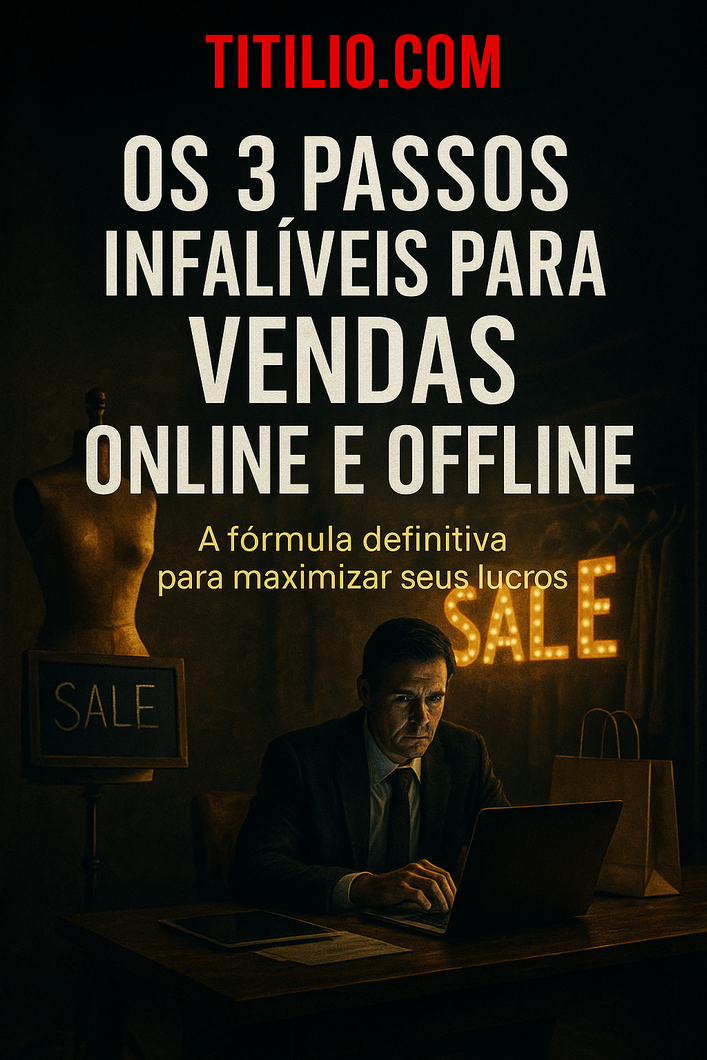E-book: Os 3 Passos Infalíveis para Vendas Online e Offline