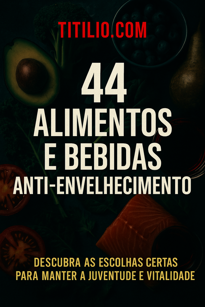 E-book: 44 Alimentos e Bebidas Anti-envelhecimento
