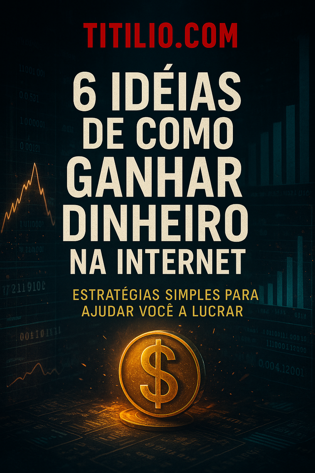 E-book: 6 Idéias de Como Ganhar Dinheiro na Internet