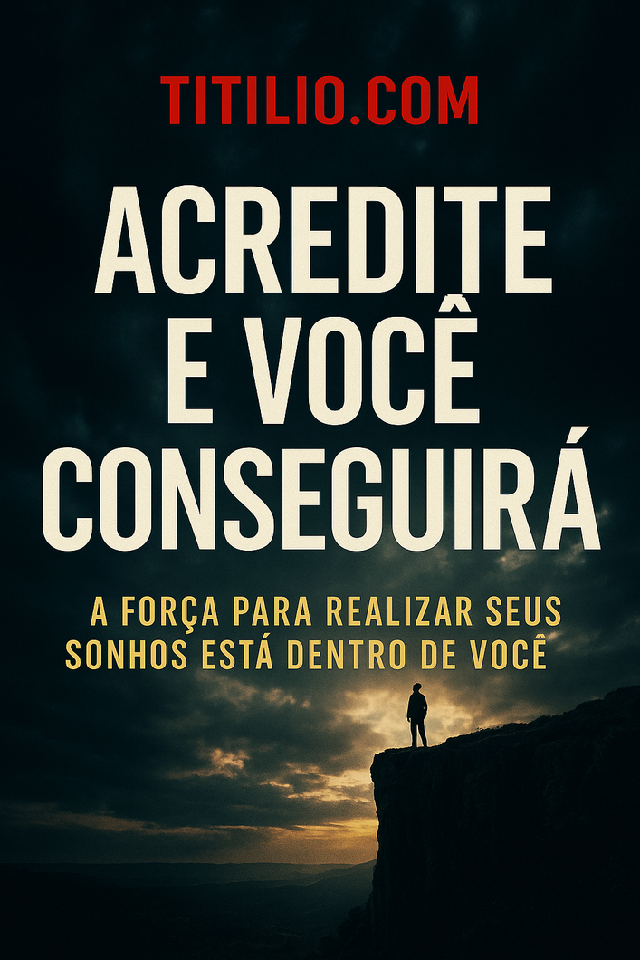 E-book: Acredite e Você Conseguirá