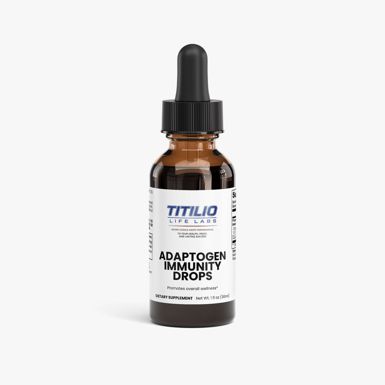 Adaptogen Immunity Drops Vital Nutra - Titilio Life Labs - Titilio.com
