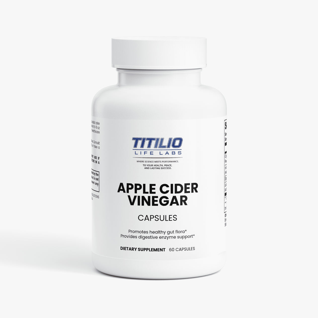 Apple Cider Vinegar Capsules Vital Nutra - Titilio Life Labs - Titilio.com