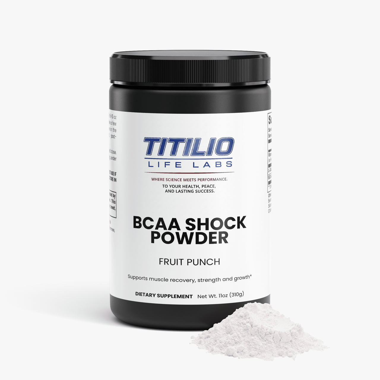 BCAA Shock Powder Vital Nutra (Fruit Punch) - Titilio Life Labs - Titilio.com