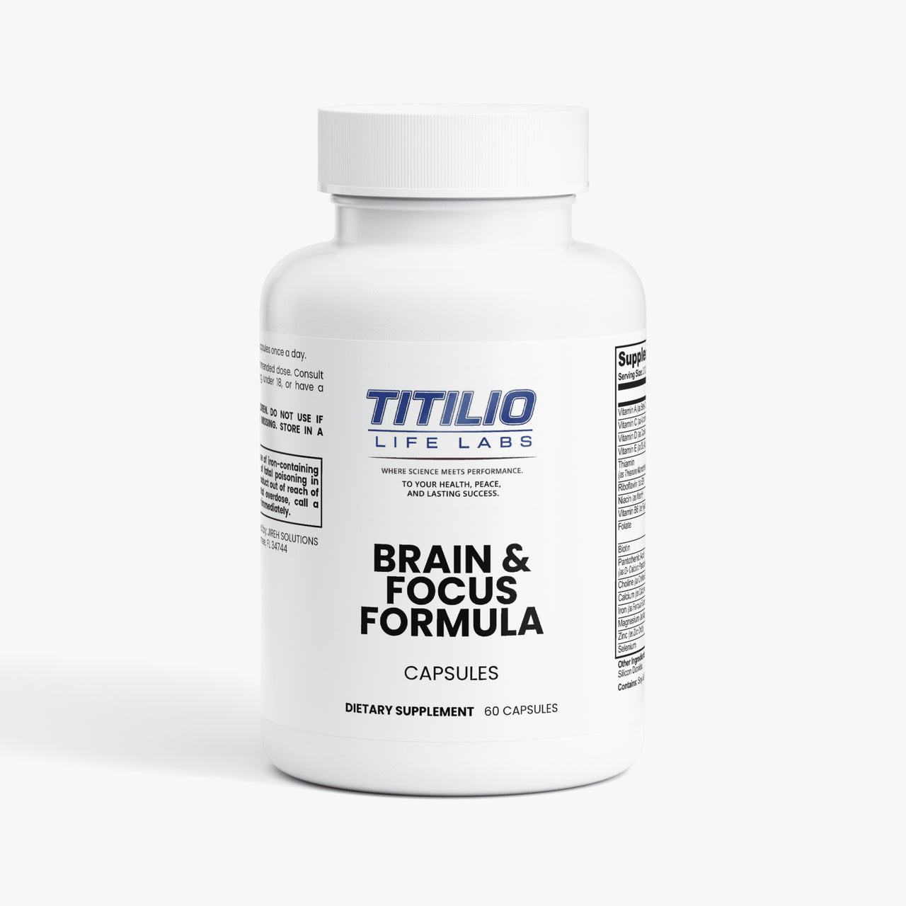 Brain & Focus Formula Vital Nutra - Titilio Life Labs - Titilio.com
