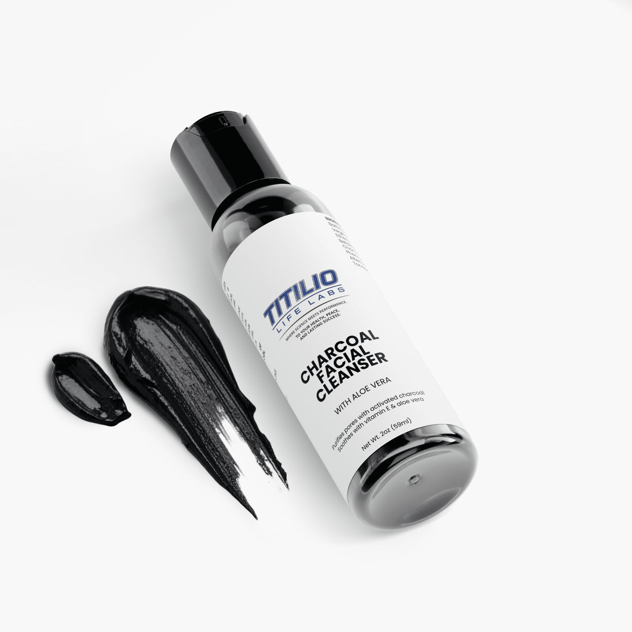 Charcoal Facial Cleanser Vital Nutra - Titilio Life Labs - Titilio.com