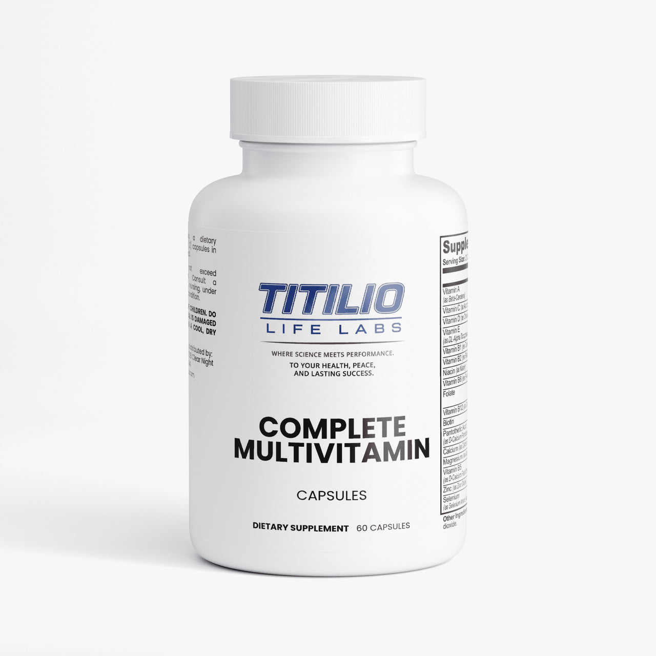 Complete Multivitamin Vital Nutra - Titilio Life Labs - Titilio.com