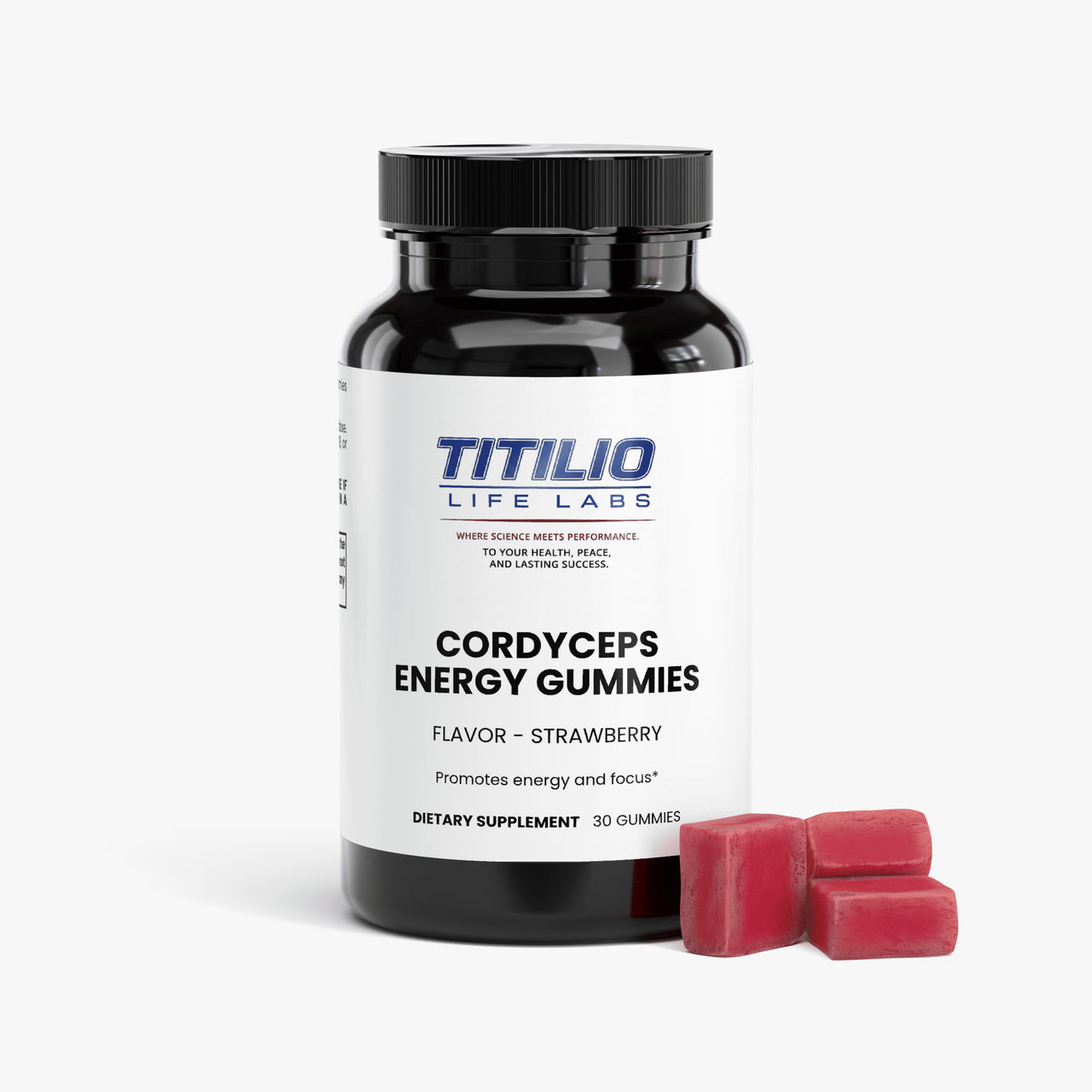 Cordyceps Energy Gummies Vital Nutra - Titilio Life Labs - Titilio.com