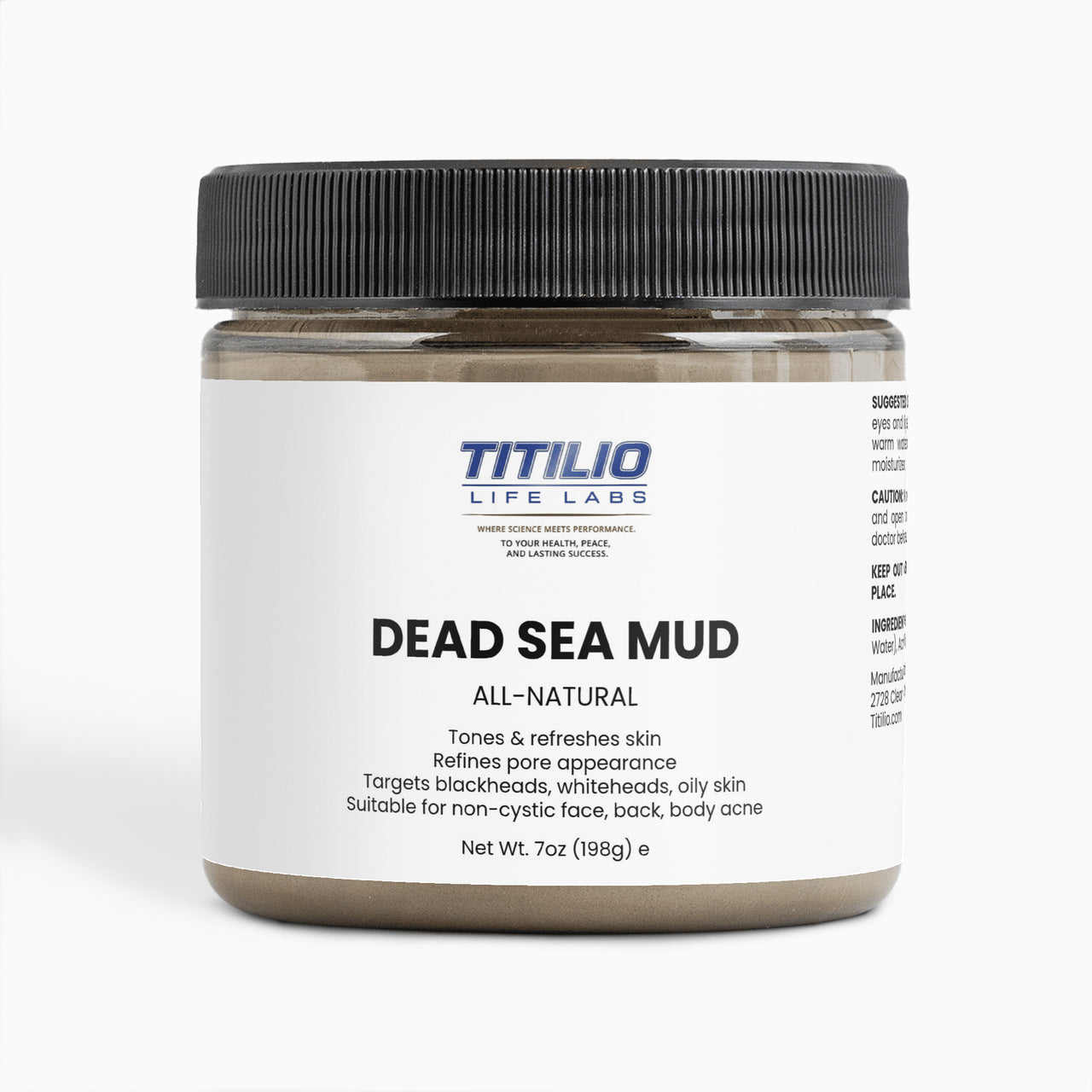Dead Sea Mud Vital Nutra - Titilio Life Labs - Titilio.com