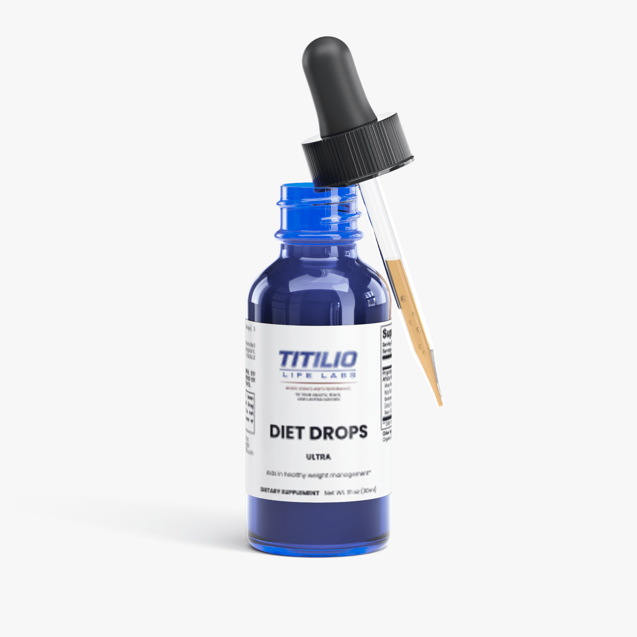 Diet Drops Ultra Vital Nutra 1 oz - Titilio Life Labs - Titilio.com