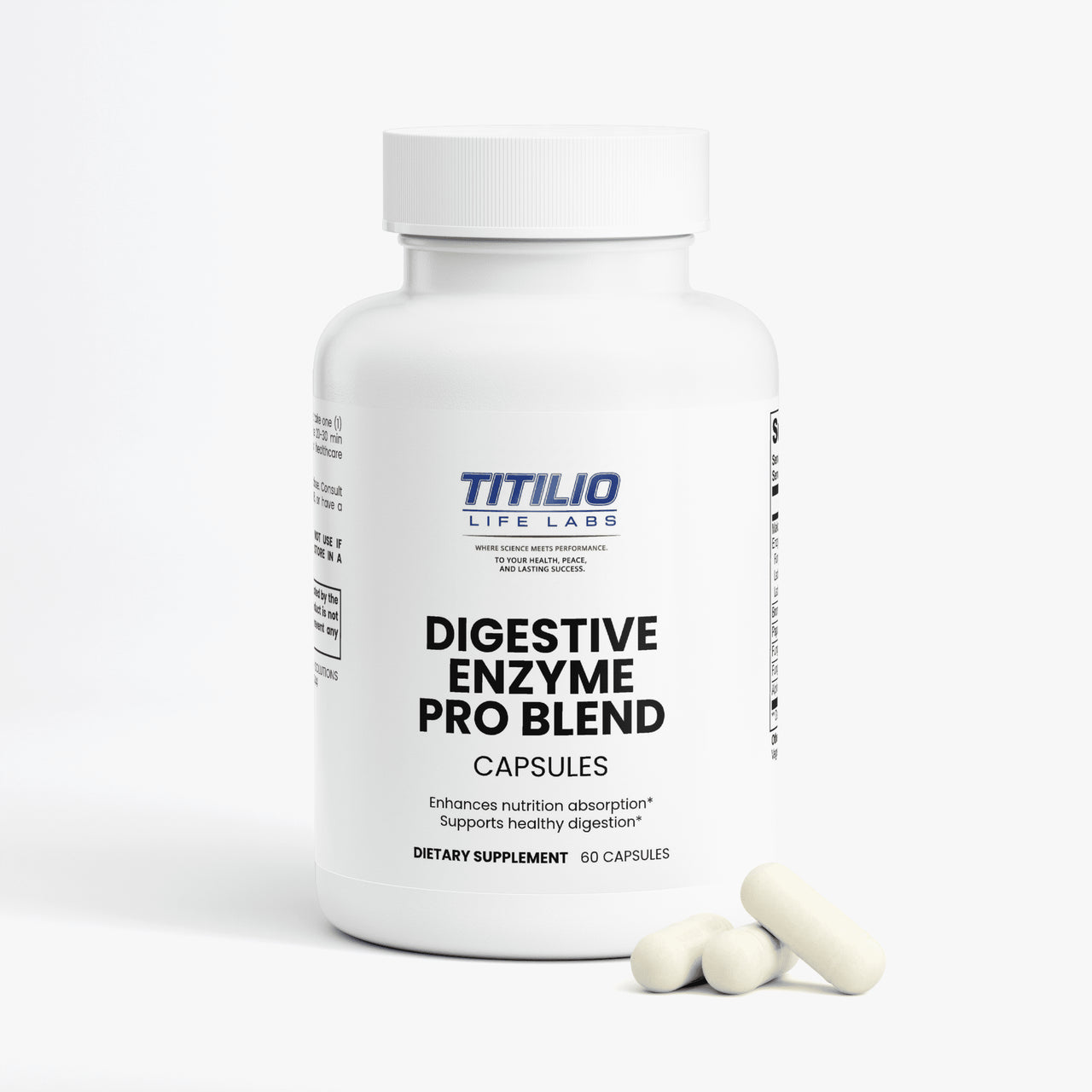 Digestive Enzyme Pro Blend Vital Nutra - Titilio Life Labs - Titilio.com