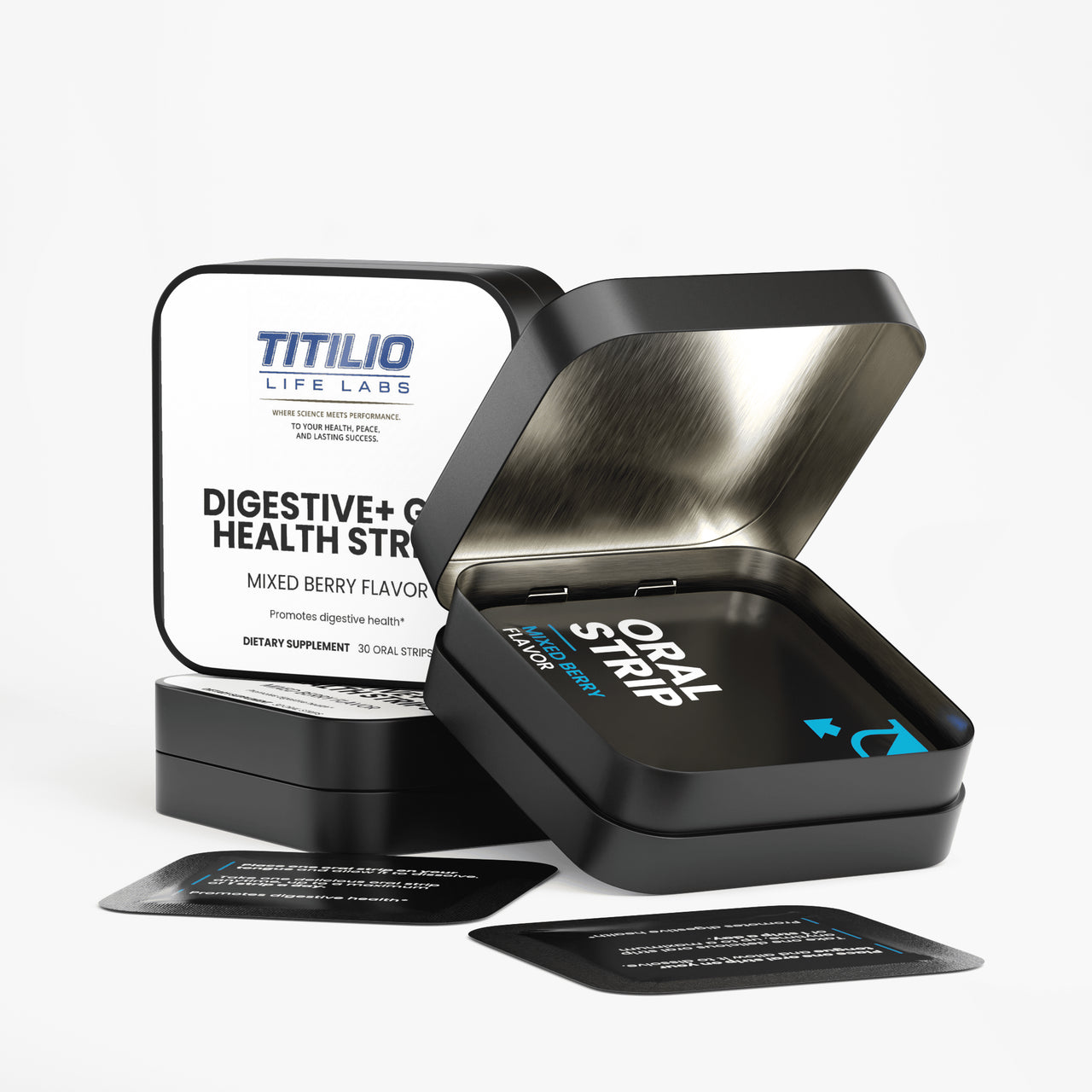 Digestive + Gut Health Strips Vital Nutra - Titilio Life Labs - Titilio.com