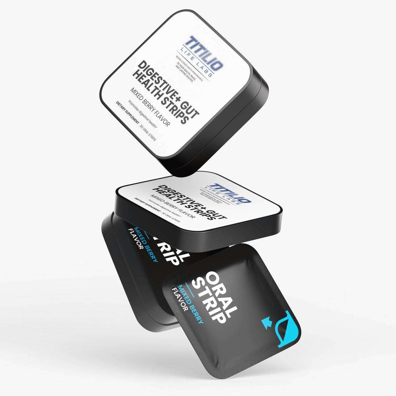 Digestive + Gut Health Strips Vital Nutra - Titilio Life Labs - Titilio.com