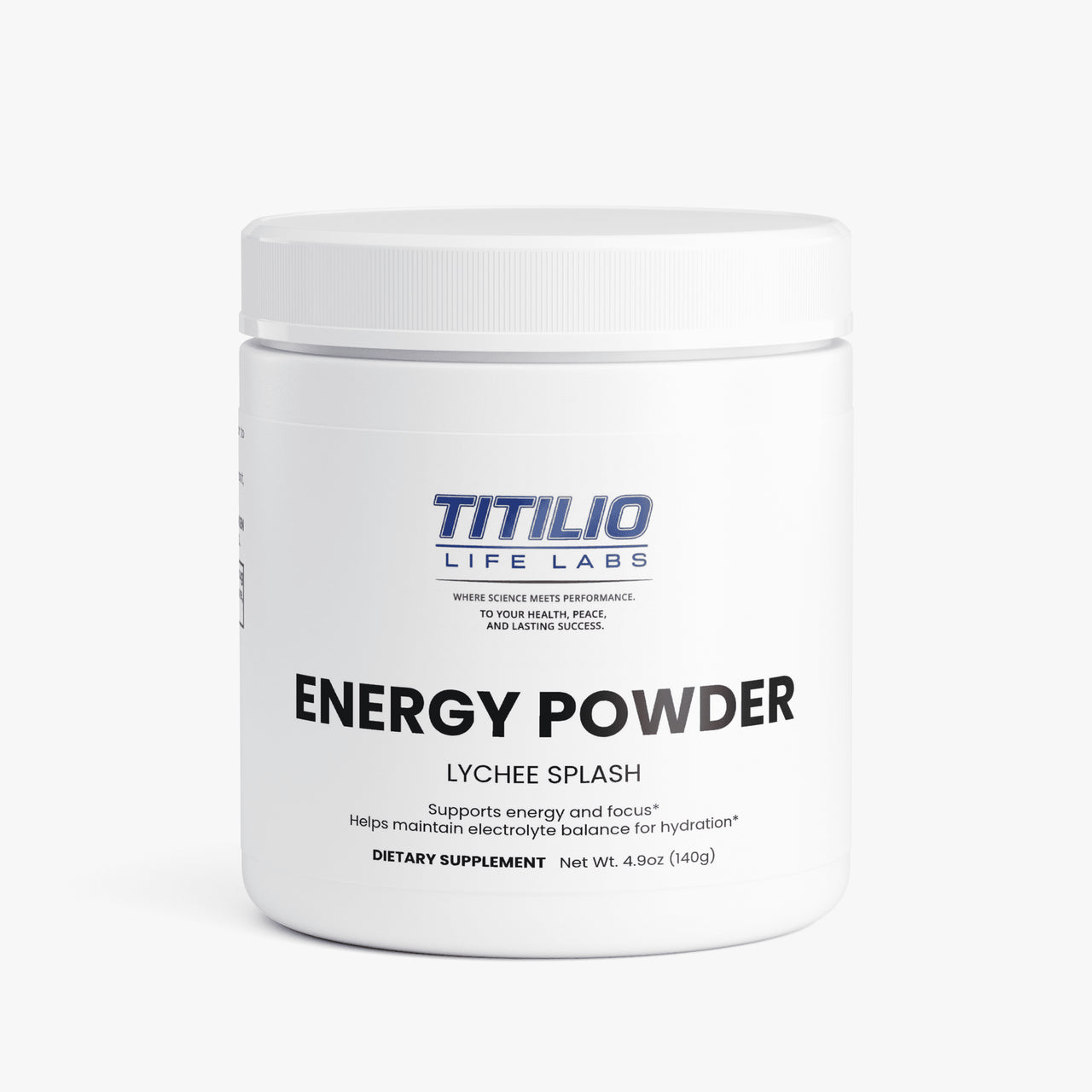 Energy Powder Vital Nutra (Lychee Splash Energy) - Titilio Life Labs - Titilio.com