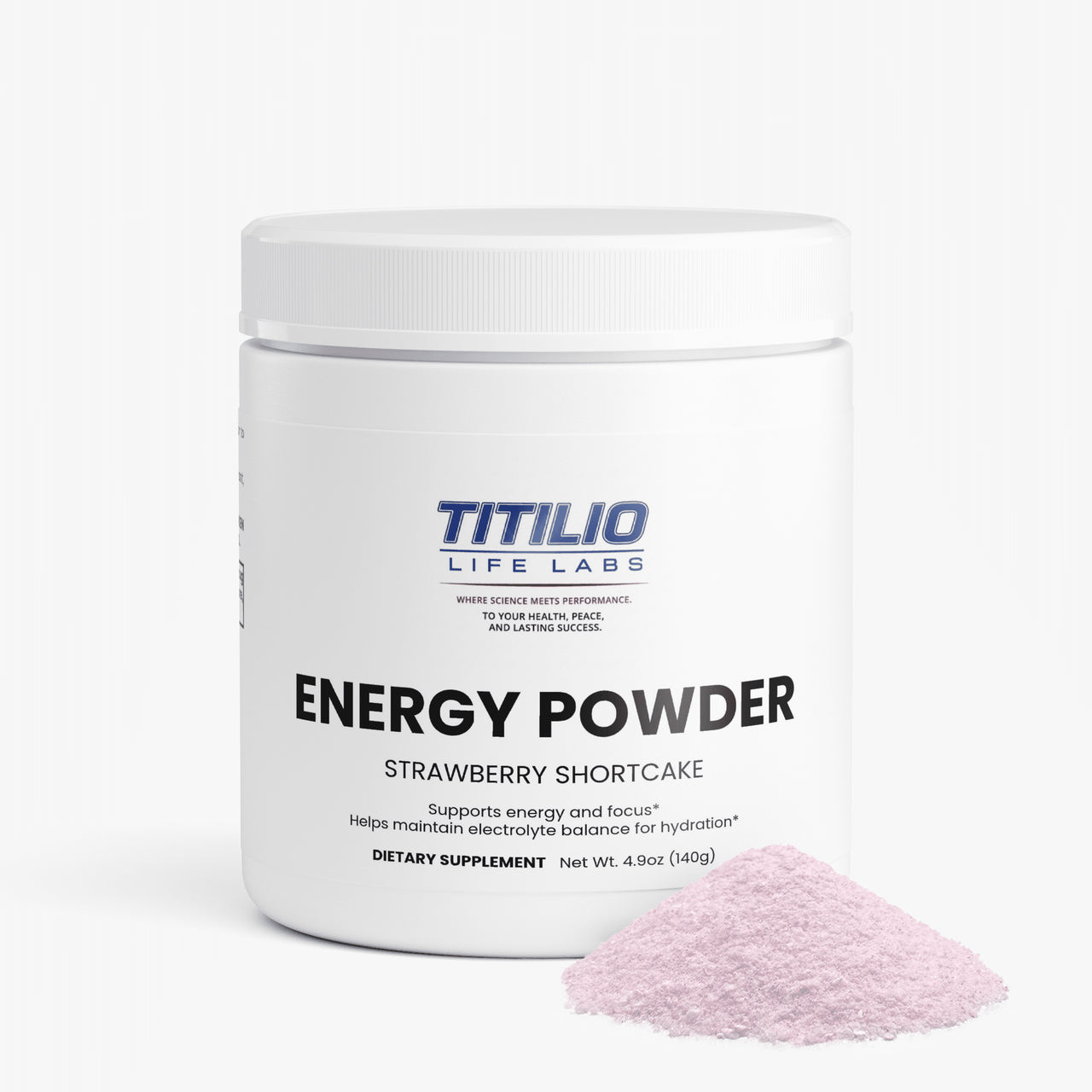Energy Powder Vital Nutra (Strawberry Shortcake) - Titilio Life Labs - Titilio.com