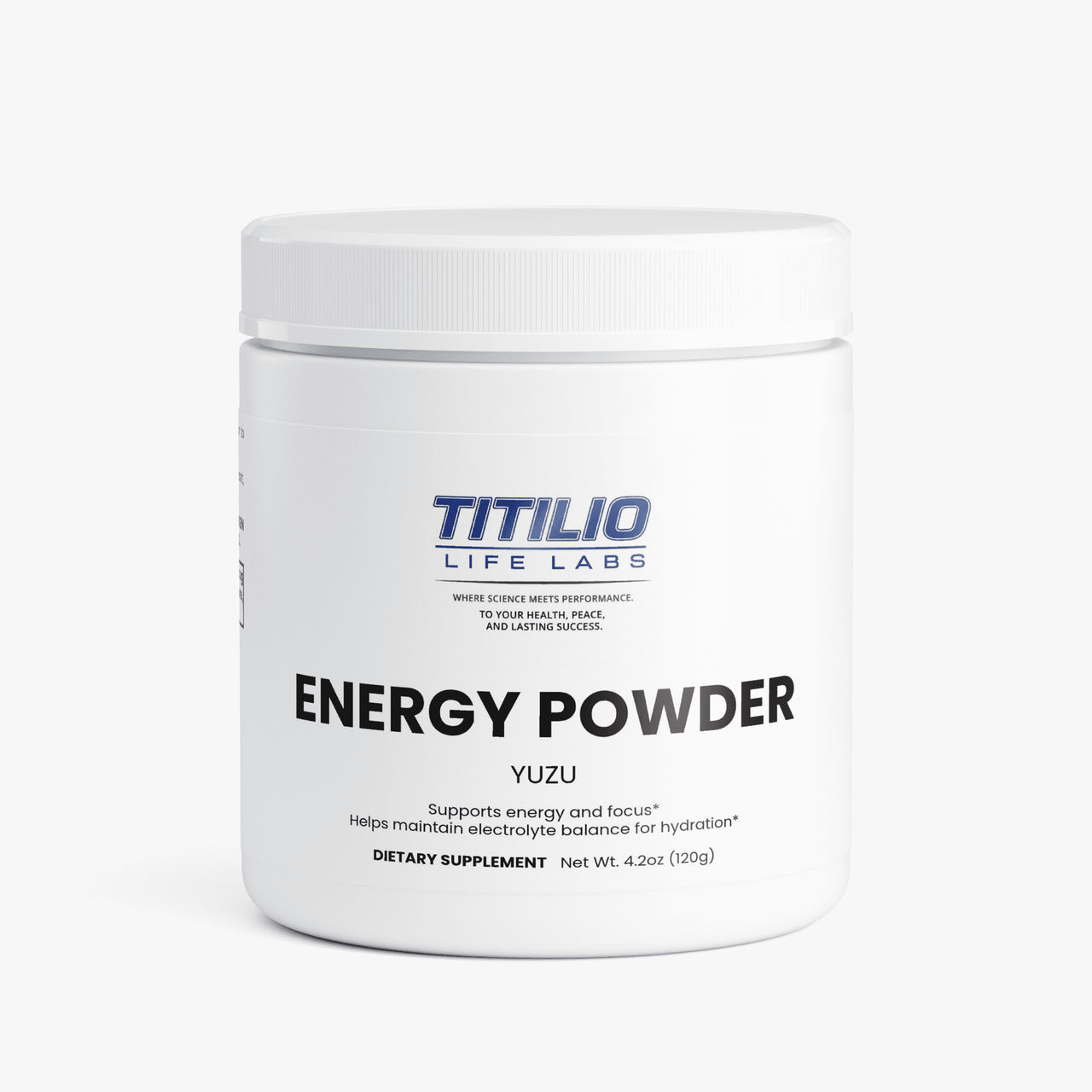 Energy Powder Vital Nutra (Yuzu Flavor) Titilio Life Labs - Titilio.com