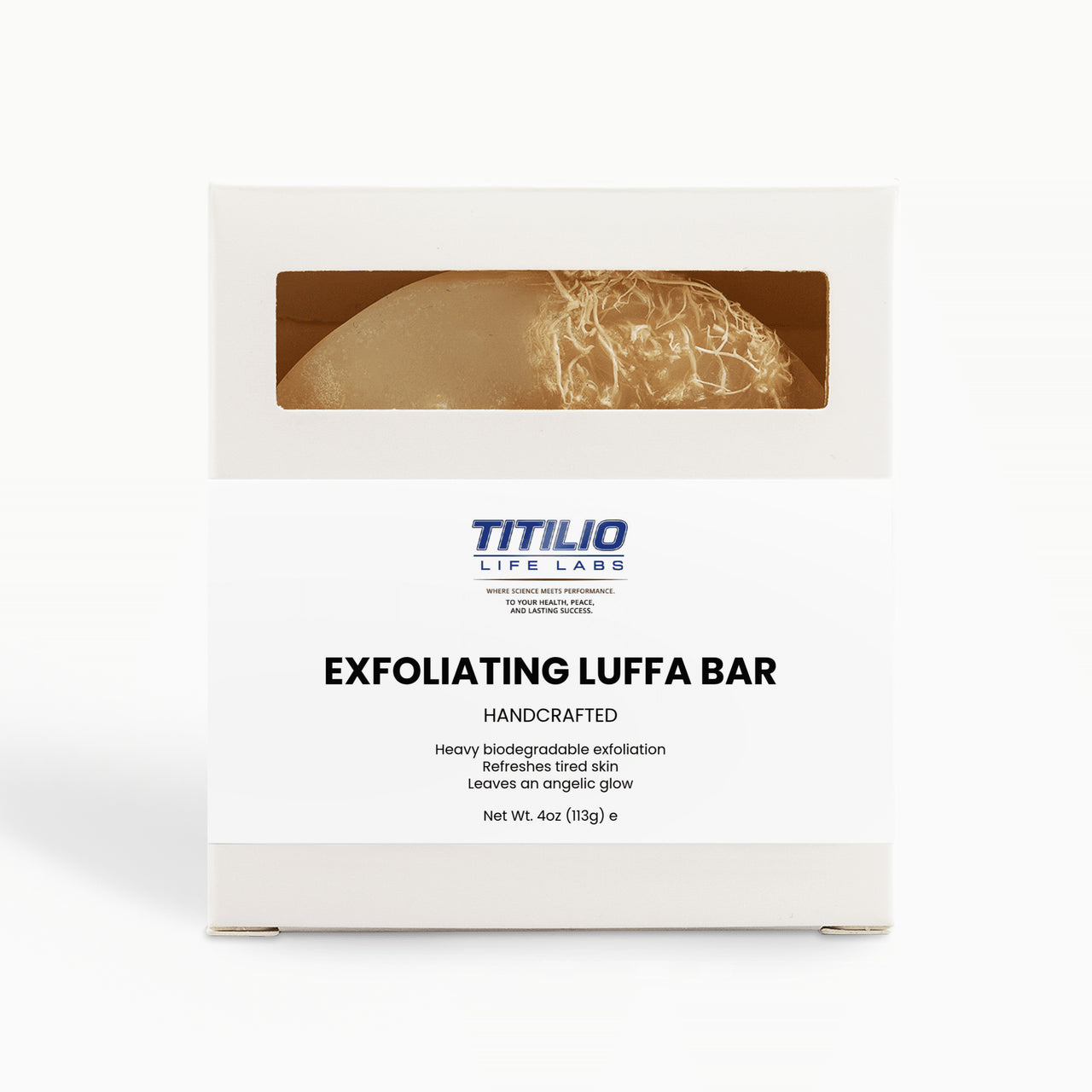 Exfoliating Luffa Bar Vital Nutra - Titilio Life Labs - Titilio.com