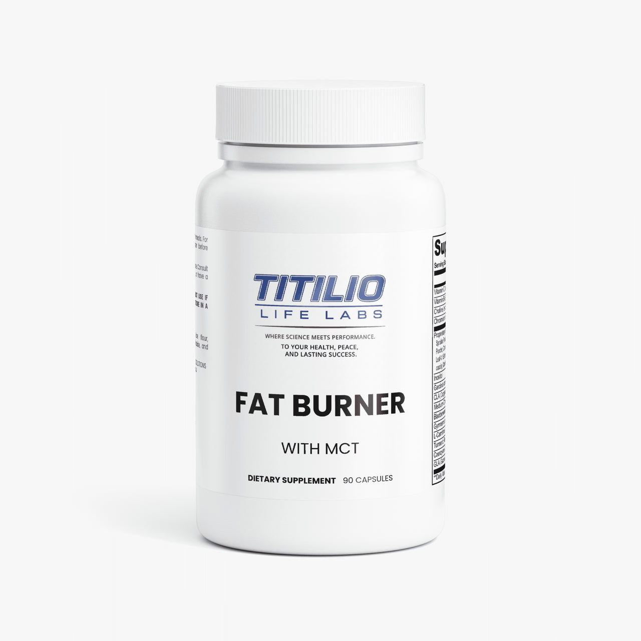 Fat Burner with MCT Vital Nutra - Titilio Life Labs - Titilio.com
