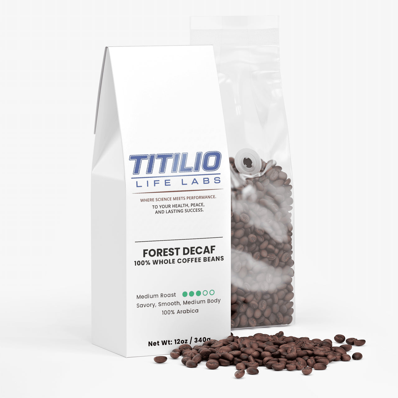 Forest Decaf Coffee Vital Nutra (Medium Roast) - Titilio Life Labs - Titilio.com