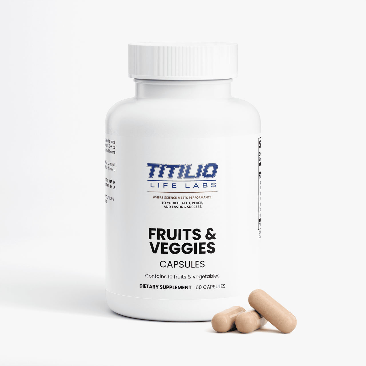 Fruits and Veggies Vital Nutra - Titilio Life Labs - Titilio.com