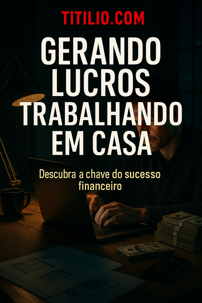 E-book: Gerando Lucros trabalhando em Casa
