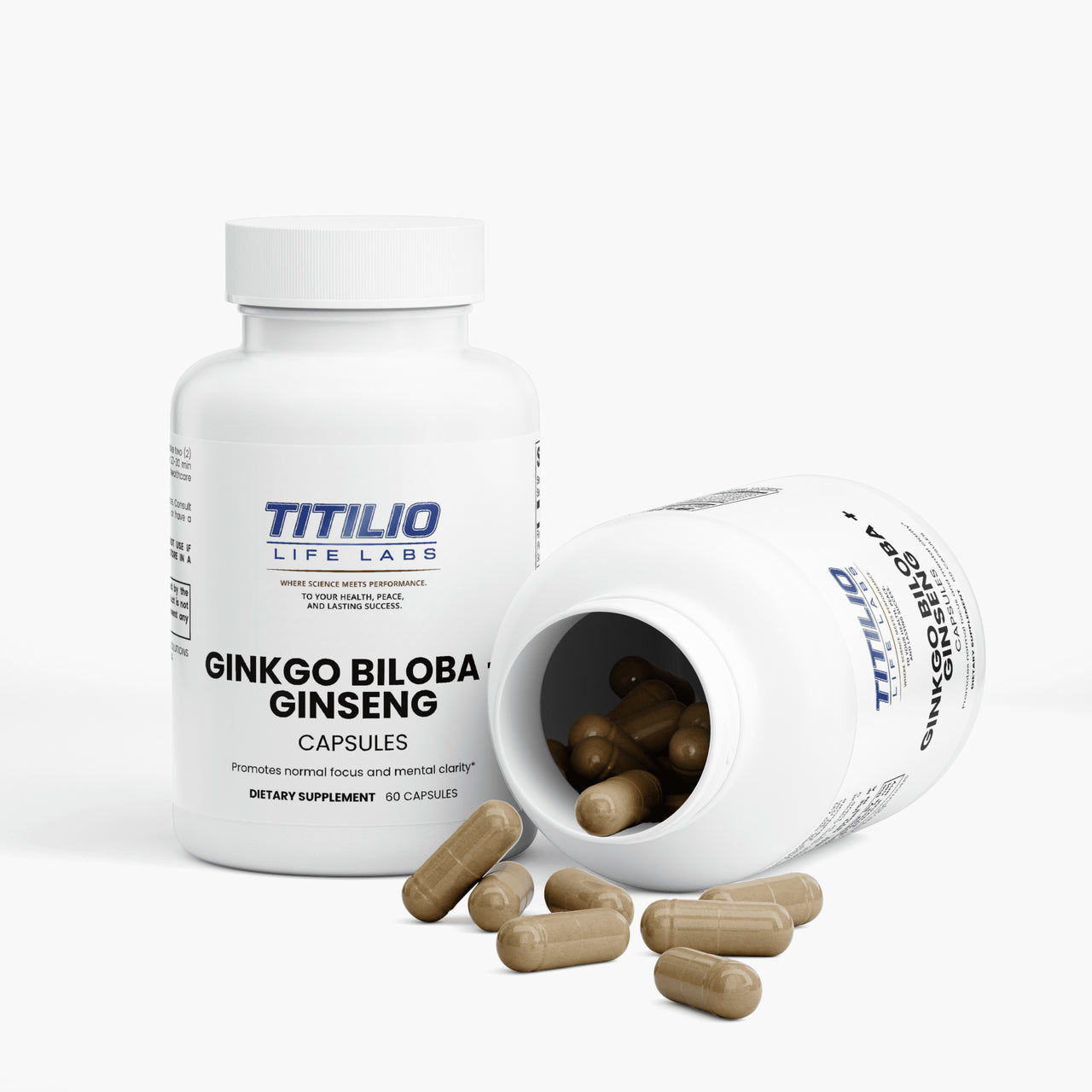Ginkgo Biloba + Ginseng Vital Nutra - Titilio Life Labs - Titilio.com