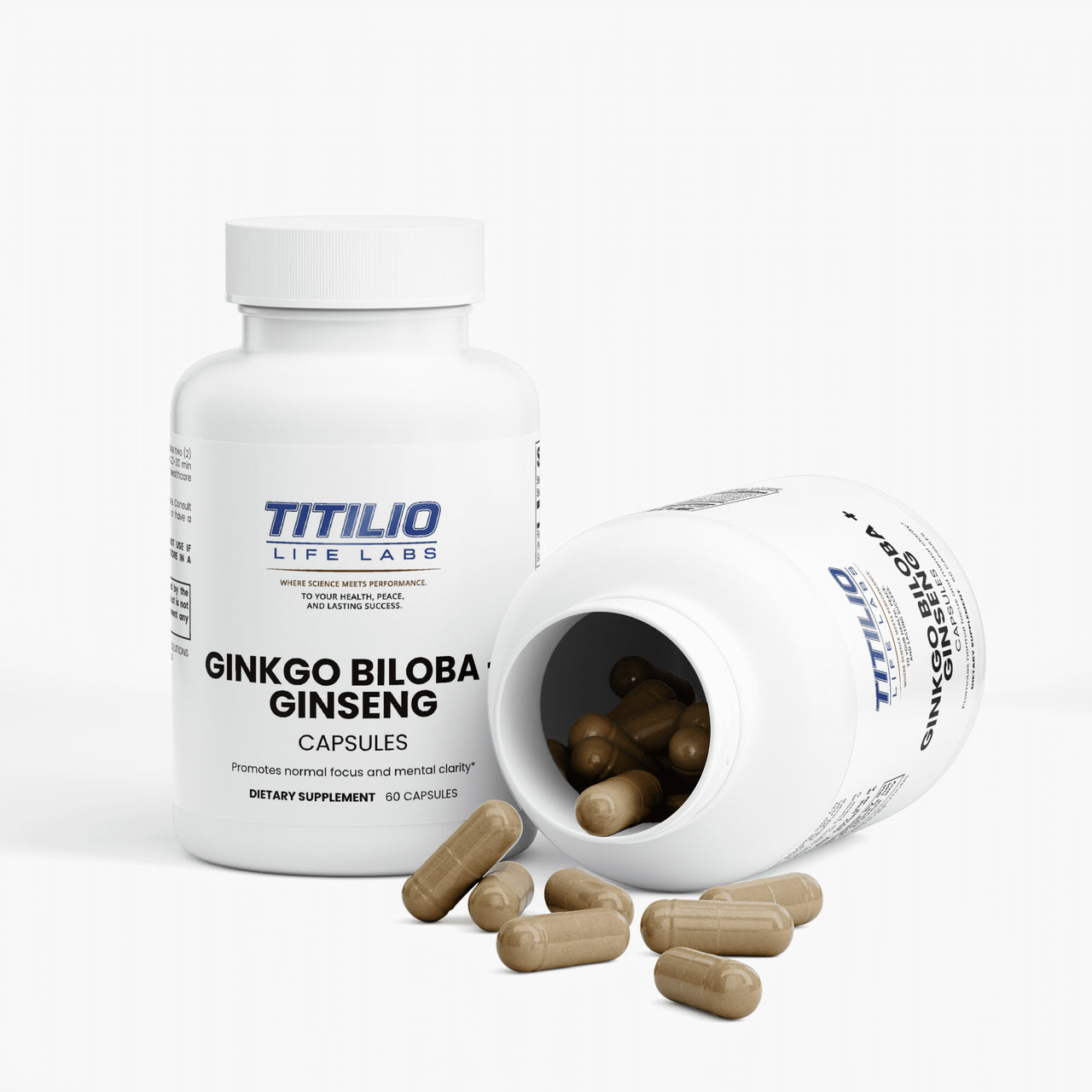 Ginkgo Biloba + Ginseng Vital Nutra - Titilio Life Labs. - Titilio.com
