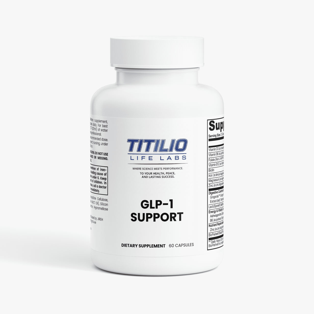 GLP-1 Support Vital Nutra - Titilio Life Labs - Titilio.com