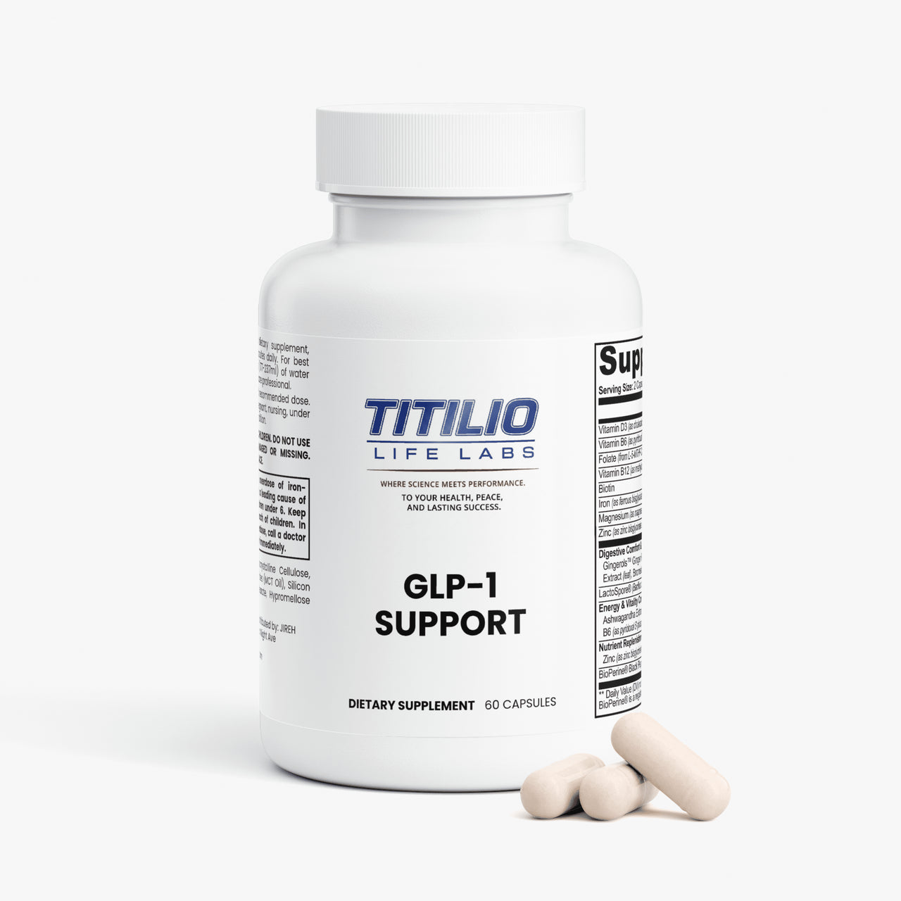 GLP-1 Support Vital Nutra - Titilio Life Labs - Titilio.com