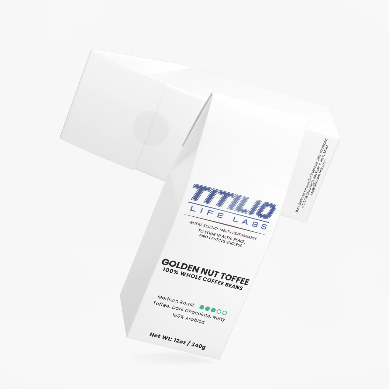 Golden Nut Toffee Coffee Vital Nutra (Medium Roast) - Titilio Life Labs - Titilio.com