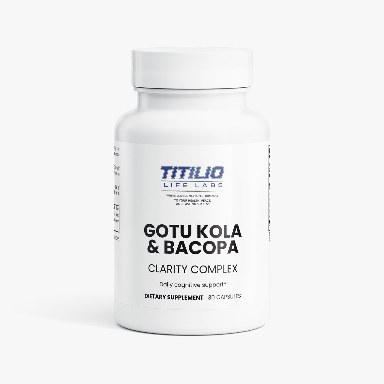 Gotu Kola & Bacopa Clarity Complex Vital Nutra - Titilio Life Labs - Titilio.com