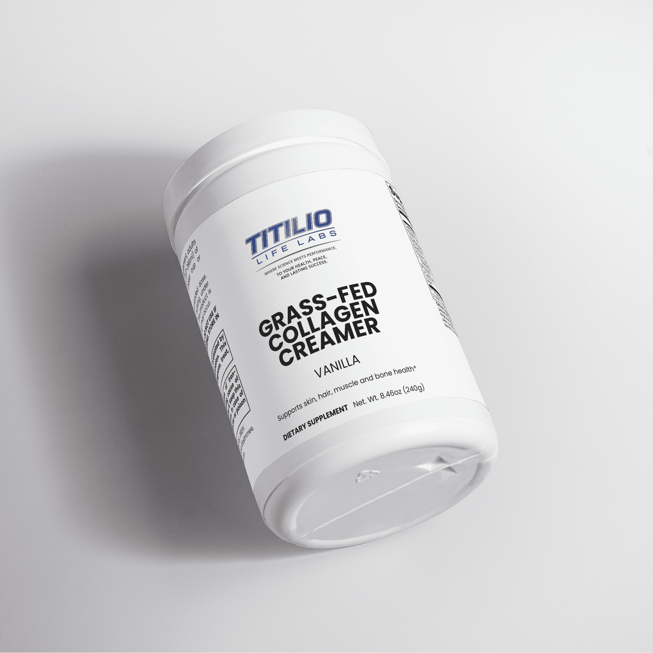 Grass-Fed Collagen Creamer Vital Nutra (Vanilla) - Titilio Life Labs - Titilio.com