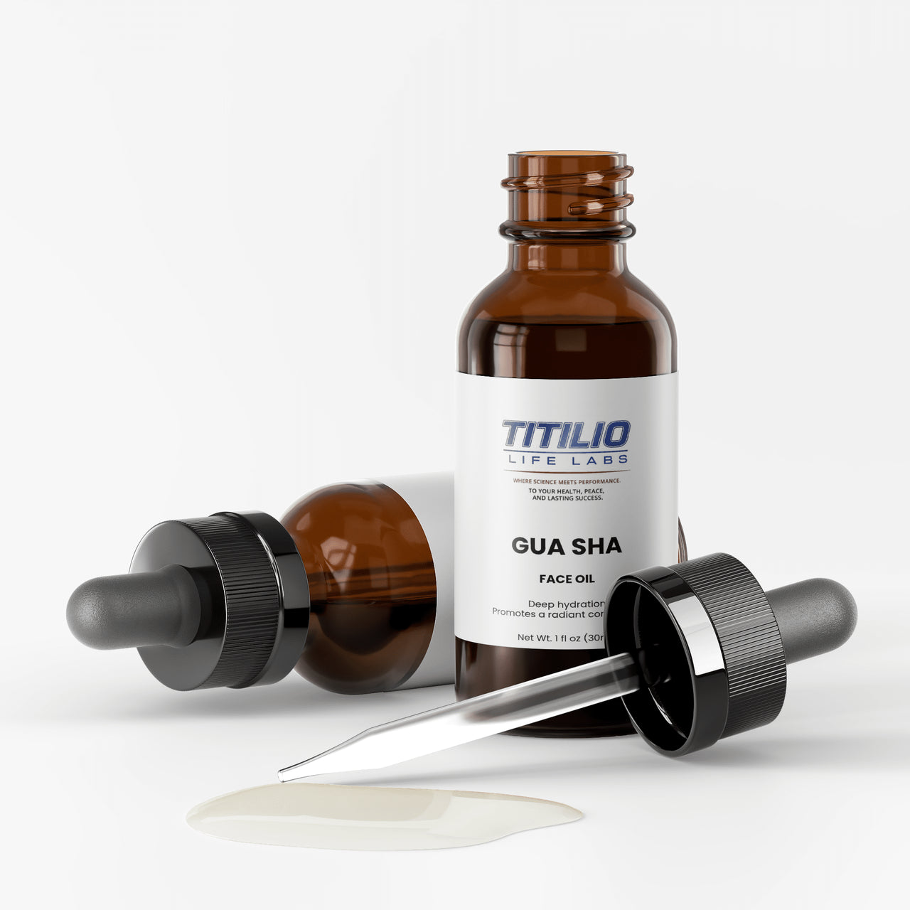 Gua Sha Face Oil Vital Nutra - Titilio Life Labs - Titilio.com