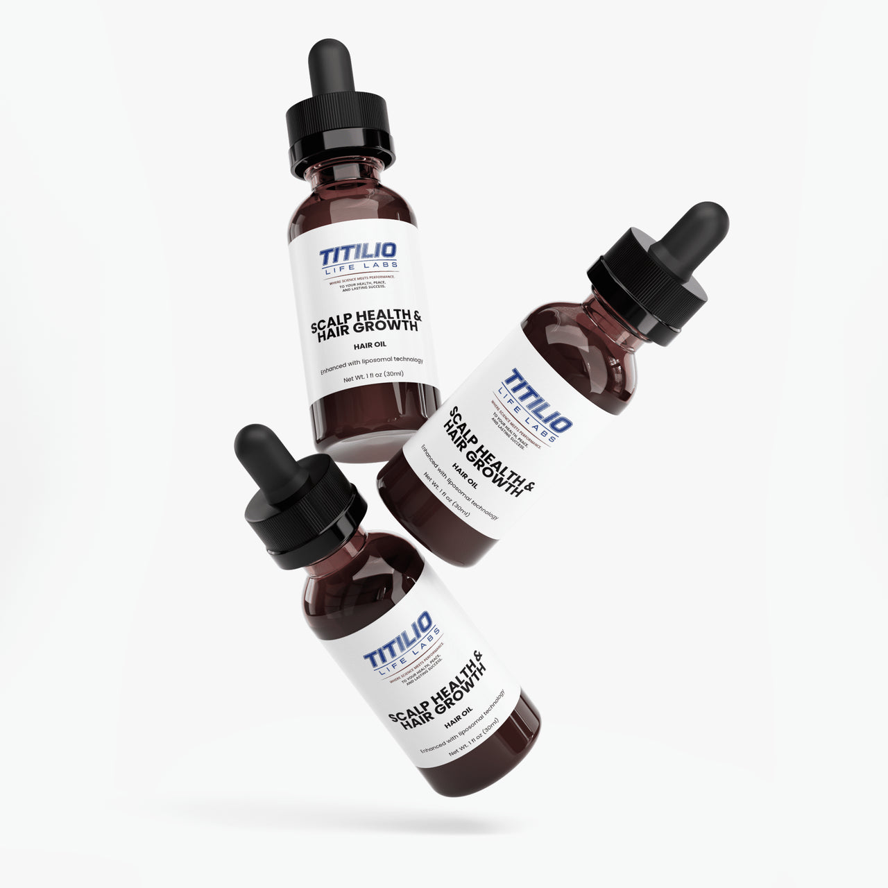 Hair Oil for Scalp Health and Hair Growth Vital Nutra - Titilio Life Labs - Titilio.com