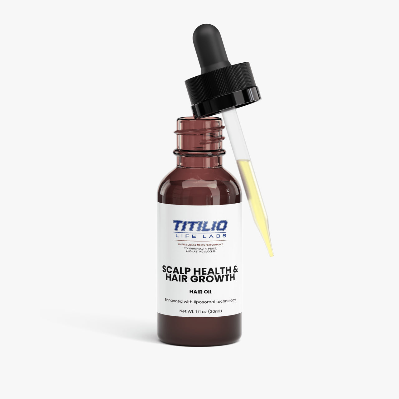 Hair Oil for Scalp Health and Hair Growth Vital Nutra - Titilio Life Labs - Titilio.com